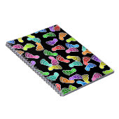 Niedliche glückliche lächelnde Fuß-Tapete Notizblock (Rechte Seite)