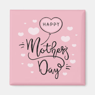 Niedliche Glückliche Muttertagskalligrafie  Magne Magnet