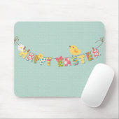 Niedliche glückliche Ostern-Karte Mousepad (Mit Mouse)