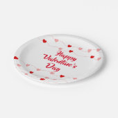 Niedliche glückliche pappteller (Schrägansicht)