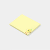 Niedliche glückliche Zitrone Post-it Klebezettel (angewinkelt)