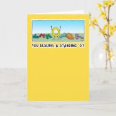 Niedliche Glückwunschkarte Karte (Gelbe Blume)