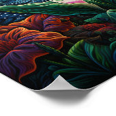 Niedliche Glühbirne Blume Bouquet Peace Lliy Poster (Ecke)