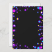 Niedliche Glühen Einladung (Rückseite)