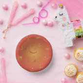 Niedliche Glühen Orange Halloween Pumpkins Papier Pappteller (Party)