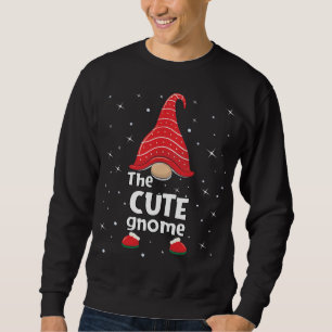 Niedliche Gnome Familie passt Weihnachten Funny Ge Sweatshirt