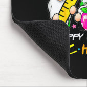 Niedliche Gnome glücklich zurück an die Lehrerin Mousepad (Ecke)