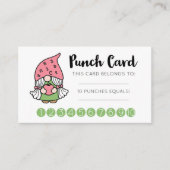 Niedliche Gnome-Klasse-Incentive-Karte Visitenkarte (Vorderseite)