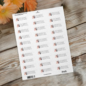 Niedliche Gnome Orange-Hochzeitadresse