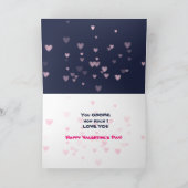 Niedliche Gnome Rainbow Valentine Card Feiertagskarte (Innenseite)