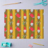 Niedliche Gnome, Weihnachten Seidenpapier (Basteln)