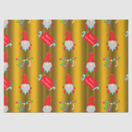 Niedliche Gnome, Weihnachten Seidenpapier