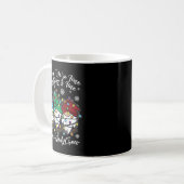 Niedliche Gnomen Alles ist ein schönes Weihnachtse Kaffeetasse (Vorderseite Links)