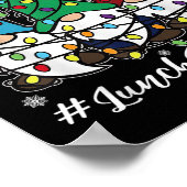 Niedliche Gnomen Alles ist ein schönes Weihnachtse Poster (Ecke)