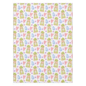 Niedliche Gnomen Eier Frühlingsblumen Osterbrunch Tischdecke (Vorderseite)