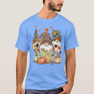 Niedliche Gnomes Fall Vibes Hallo Herbst Herbst Lo T-Shirt