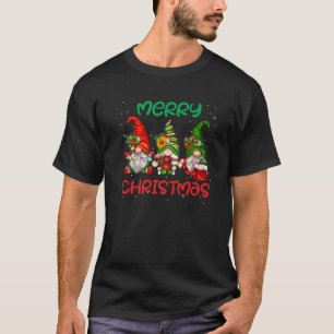 Niedliche Gnomes Frohe Weihnachtsfamilie Gnome Xma T-Shirt