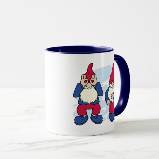 NIEDLICHE GNOMES MACHEN DEN GRIDY-TANZ TASSE (VorderseiteRechts)