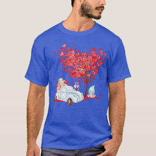 Niedliche Gnomes Valentinstag LKW Liebe Herz 1 T-Shirt