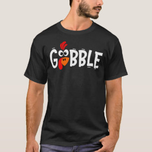 Niedliche Gobble Gobble Türkei Pilgrim Little Boys T-Shirt
