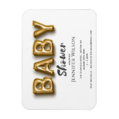 niedliche Goldblase Ballon Spaß Babydusche gerette Magnet (Vertikal)