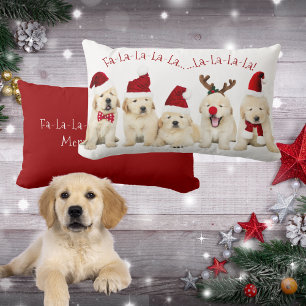 Niedliche Golden Labrador Welpen, Hunde lieben Wei Lendenkissen