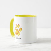 Niedliche Golden Paw Dog Mama Tasse (Vorderseite Links)