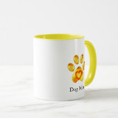 Niedliche Golden Paw Dog Mama Tasse (VorderseiteRechts)