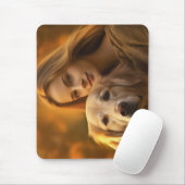 Niedliche Golden Retriever Beste Hunde-Mama je Mousepad (Mit Mouse)