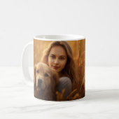 Niedliche Golden Retriever Beste Hunde-Mama je zwe Kaffeetasse (Vorderseite Links)