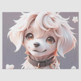 Niedliche Golden Retriever Welpe Geburtstagsgesche Seidenpapier