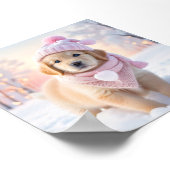 Niedliche Golden Retriever Welpe Poster (Ecke)