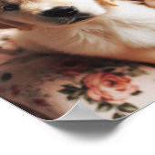niedliche Golden Retriever Welpen Poster (Ecke)