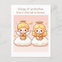 Niedliche goldene Engel