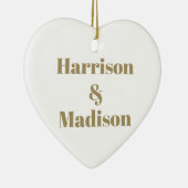 Niedliche Goldfarbenprägung Keramik Ornament (Rechts)