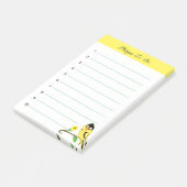 Niedliche Goldfinch-Birdy-Dinge zu tun Post-it Klebezettel (angewinkelt)