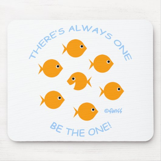 Niedliche Goldfish Mousepad (Vorne)