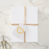 Niedliche Goldherzen, moderner Valentinstag Geschenkanhänger (Mit Schnur)