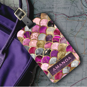 Niedliche Goldmagenskala Gepäckanhänger