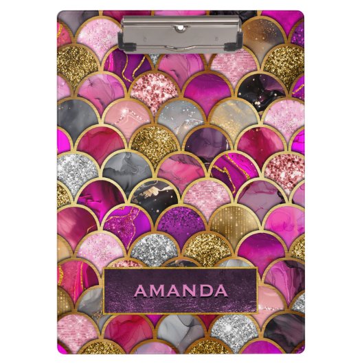 Niedliche Goldmagenskala Klemmbrett (Vorderseite)