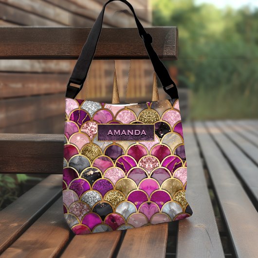 Niedliche Goldmagenskala Tragetaschen Mit Langen Trägern