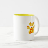 Niedliche Goldpaw Zweifarbige Tasse (VorderseiteRechts)