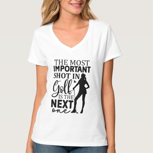 Niedliche Golfart T-Shirt (Vorderseite)