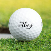 Niedliche Golfschläger Nur Golfkurse Schwarz Golfball