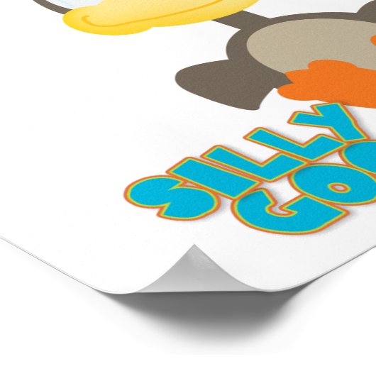 Niedliche Goofkins alberne Gänse Poster (Ecke)