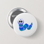 Niedliche Goofkins-Raupe Button (Vorne & Hinten)