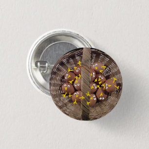 Niedliche googly-mit Augen Eier Button