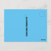 NIEDLICHE GOTH EMO GIRL POSTCARDS POSTKARTE (Rückseite)