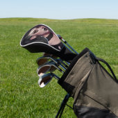 Niedliche Goth Girl mit Buns und Tattoos Golf Headcover (In SItu)