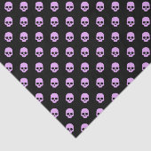 Niedliche Goth rosa Schädel Seidenpapier (Ausschnitt)